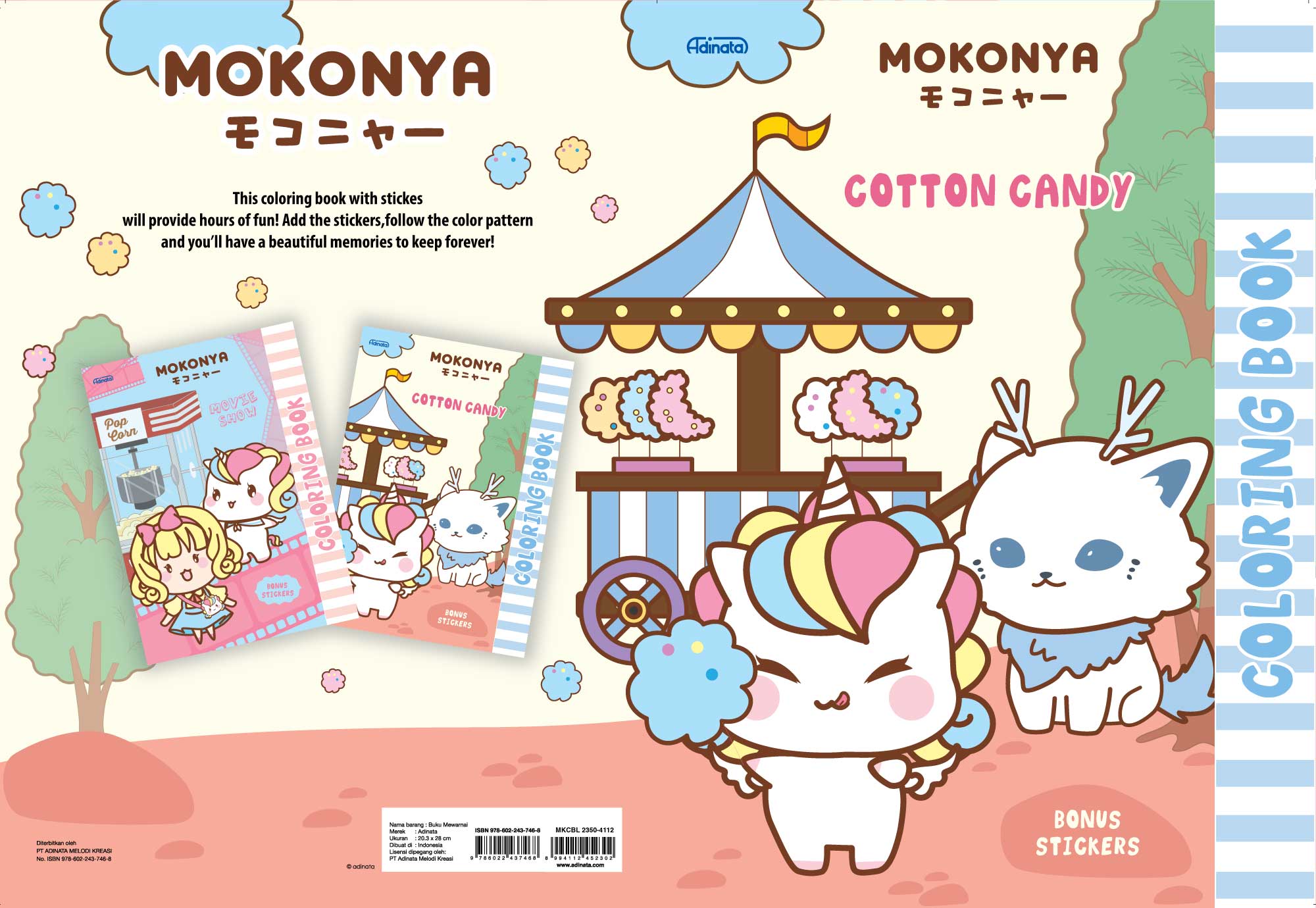 Mokonya Coloring book L 2350-4112