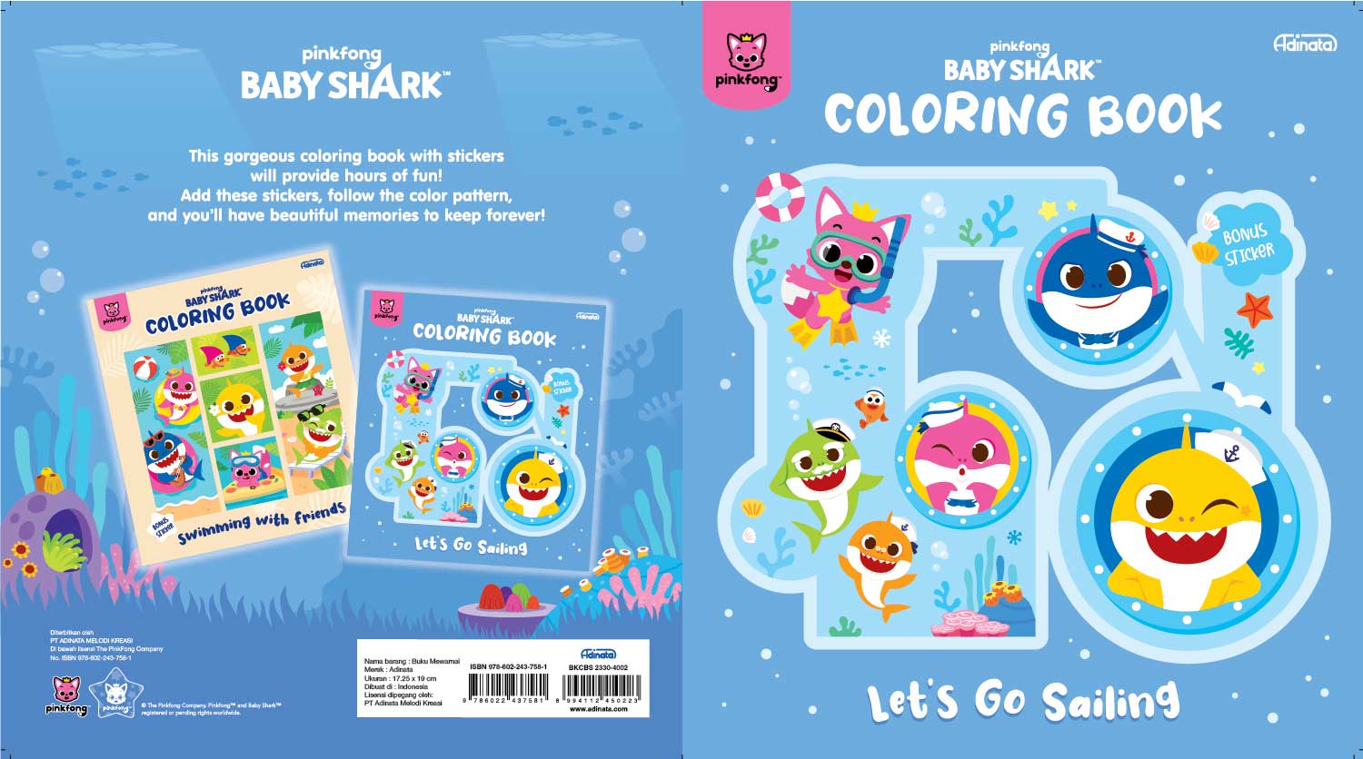 Baby Shark Coloring book S 2330-4002