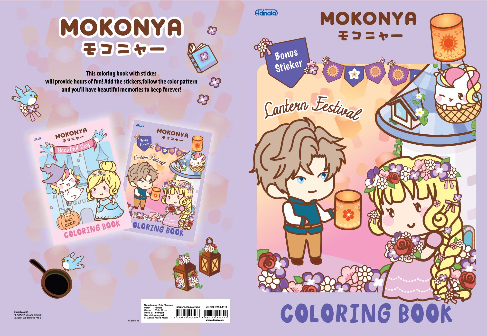 Mokonya Coloring book L 2350-4122