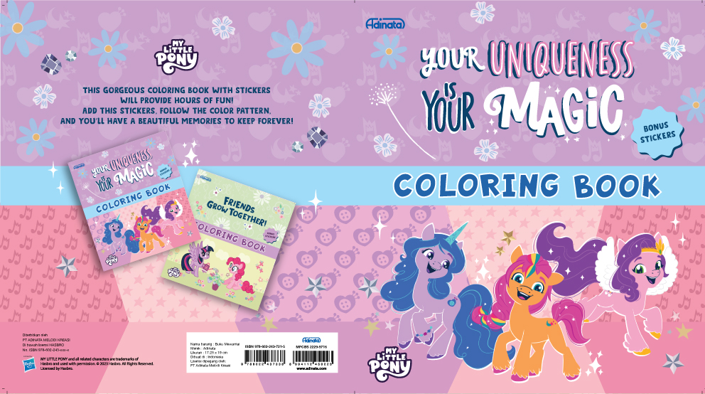 MY LITTLE PONY COLORING BOOK S 2329-9702
