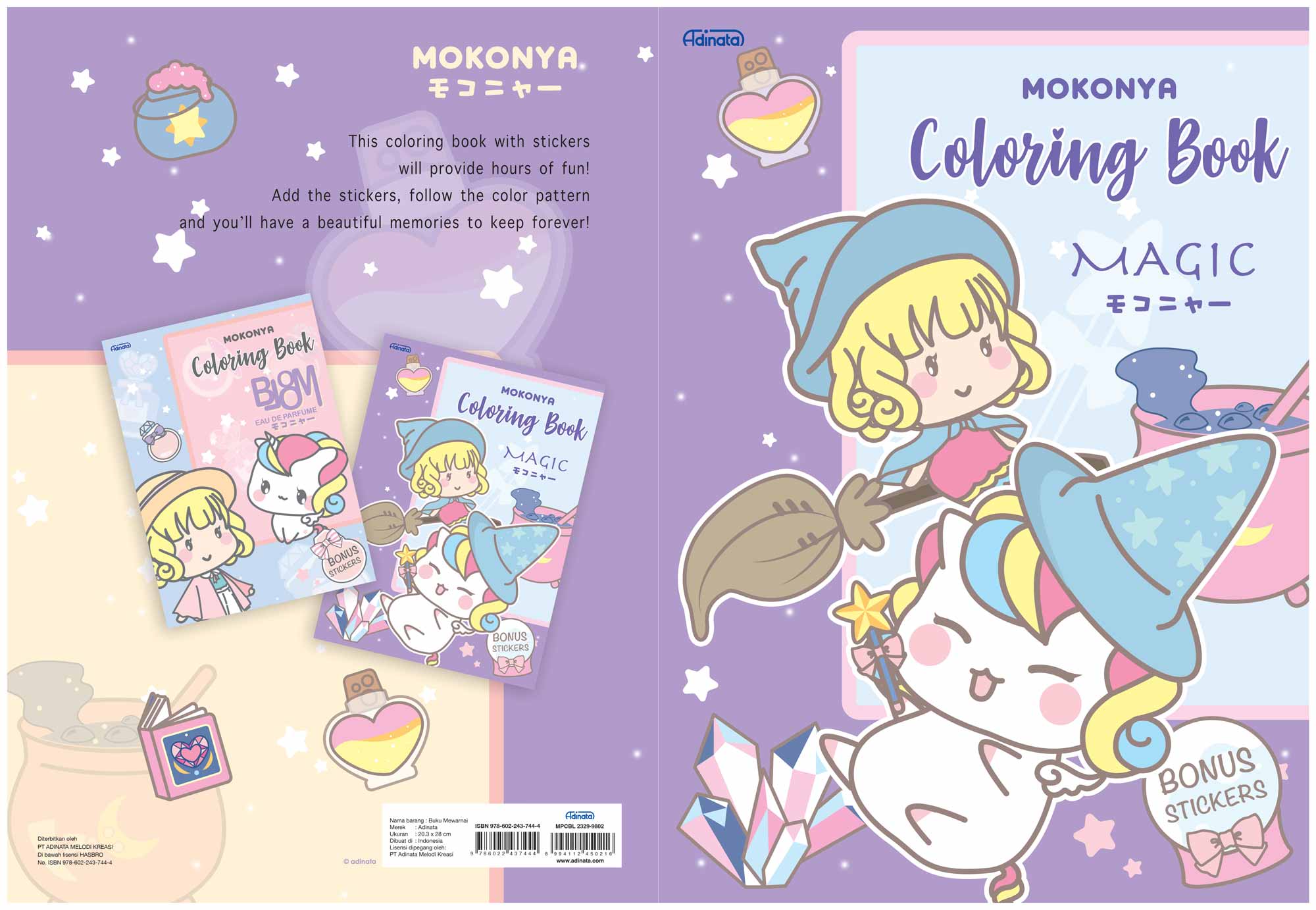 Mokonya Coloring book L 2350-4102