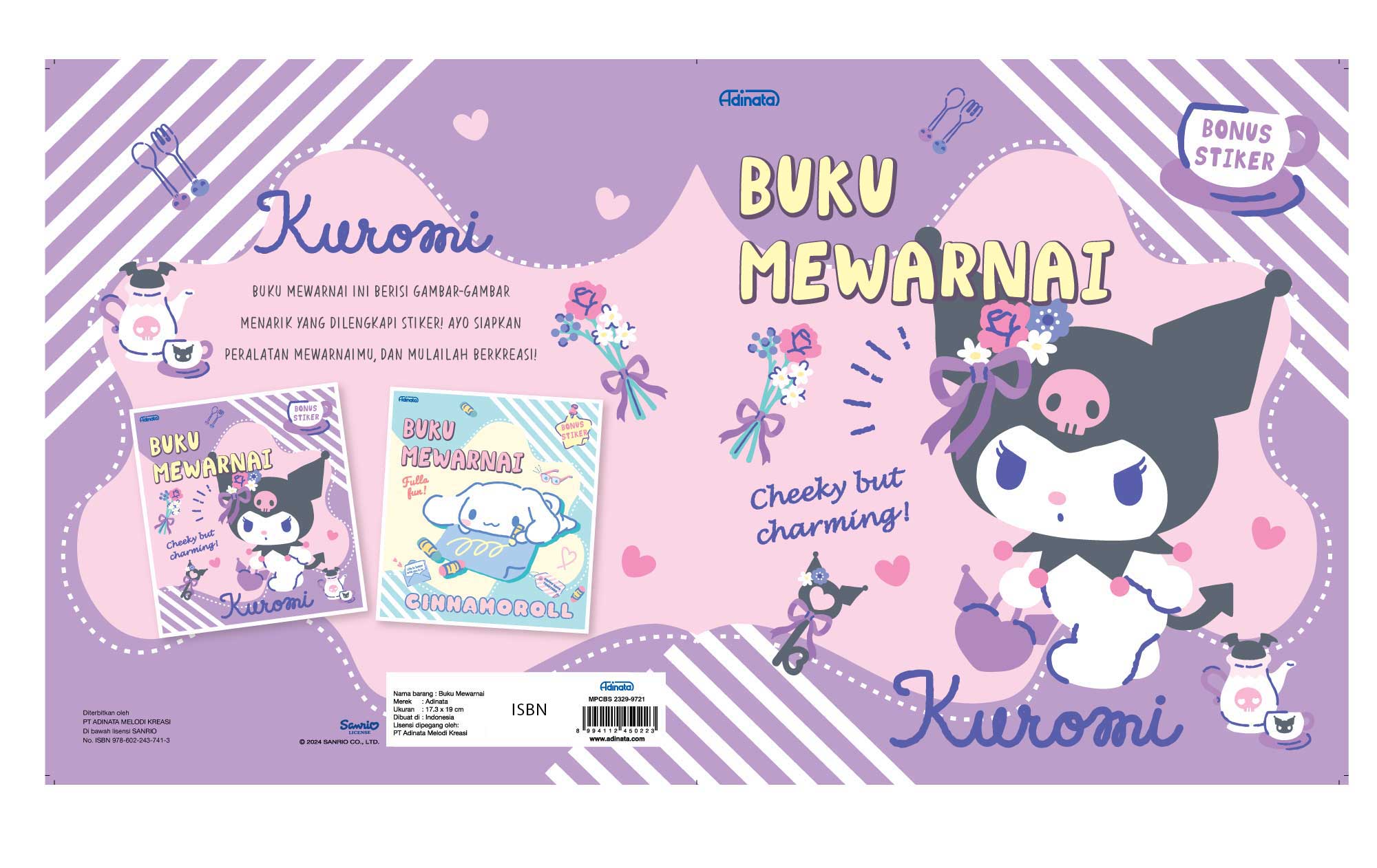 Kuromi Coloring Book S 2432-9702