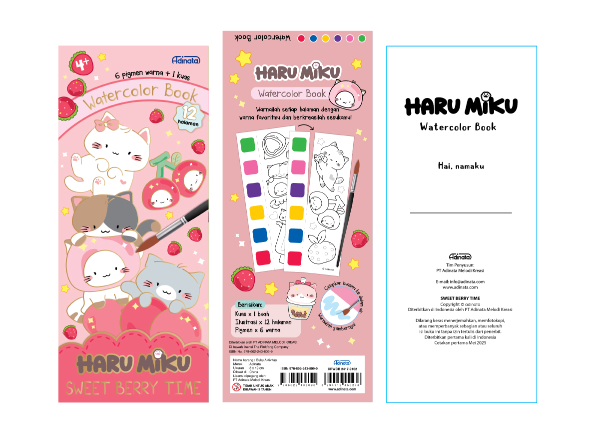 Harumiku Watercolor Book
