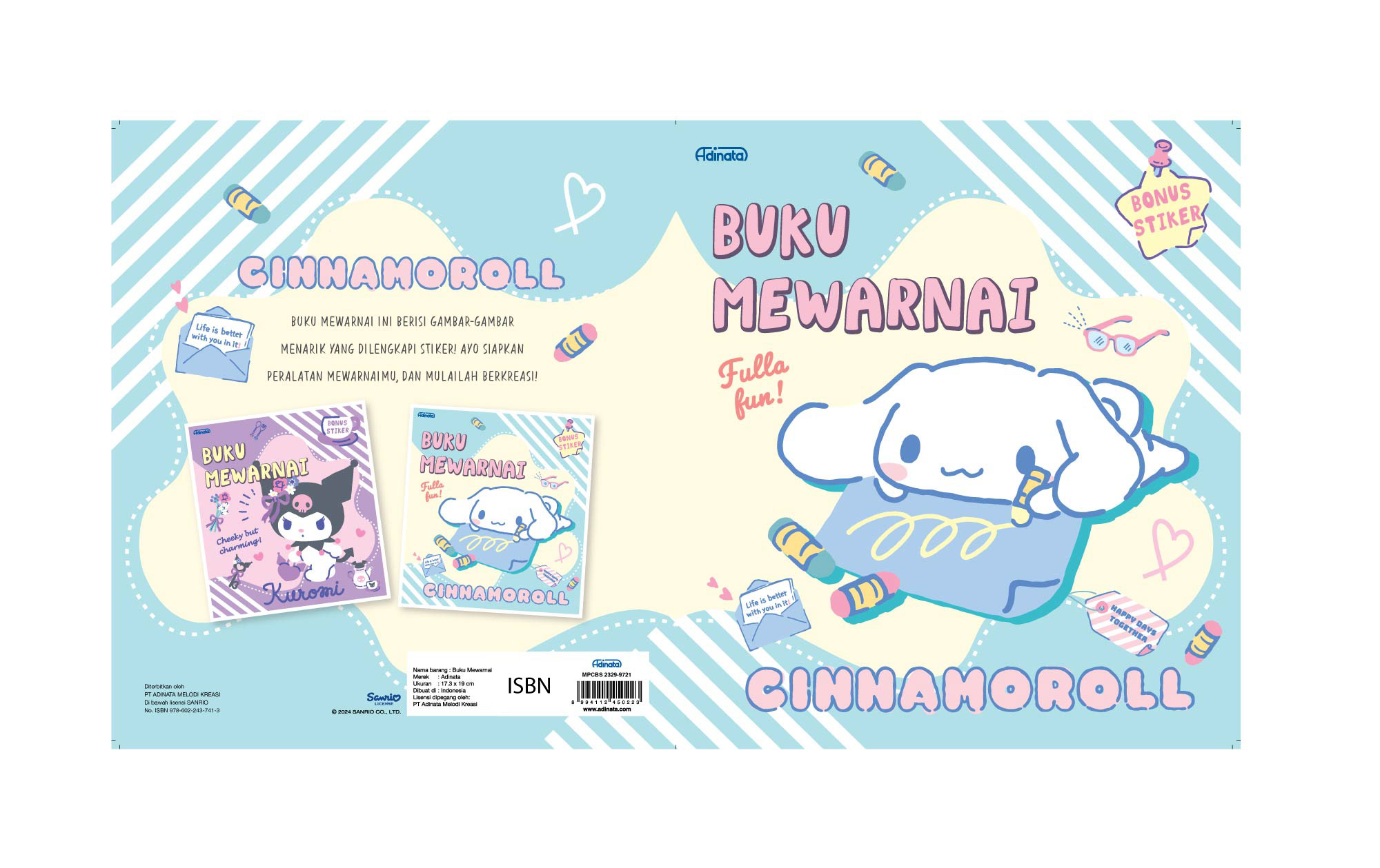 Cinnamoroll Coloring Book S 2417-9701