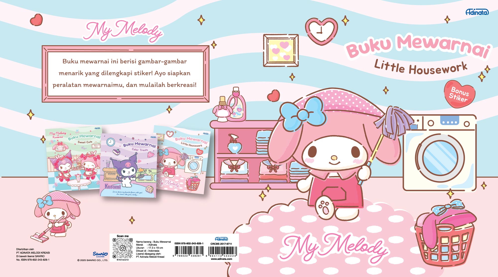 My Melody Coloring Book S 2513-9721