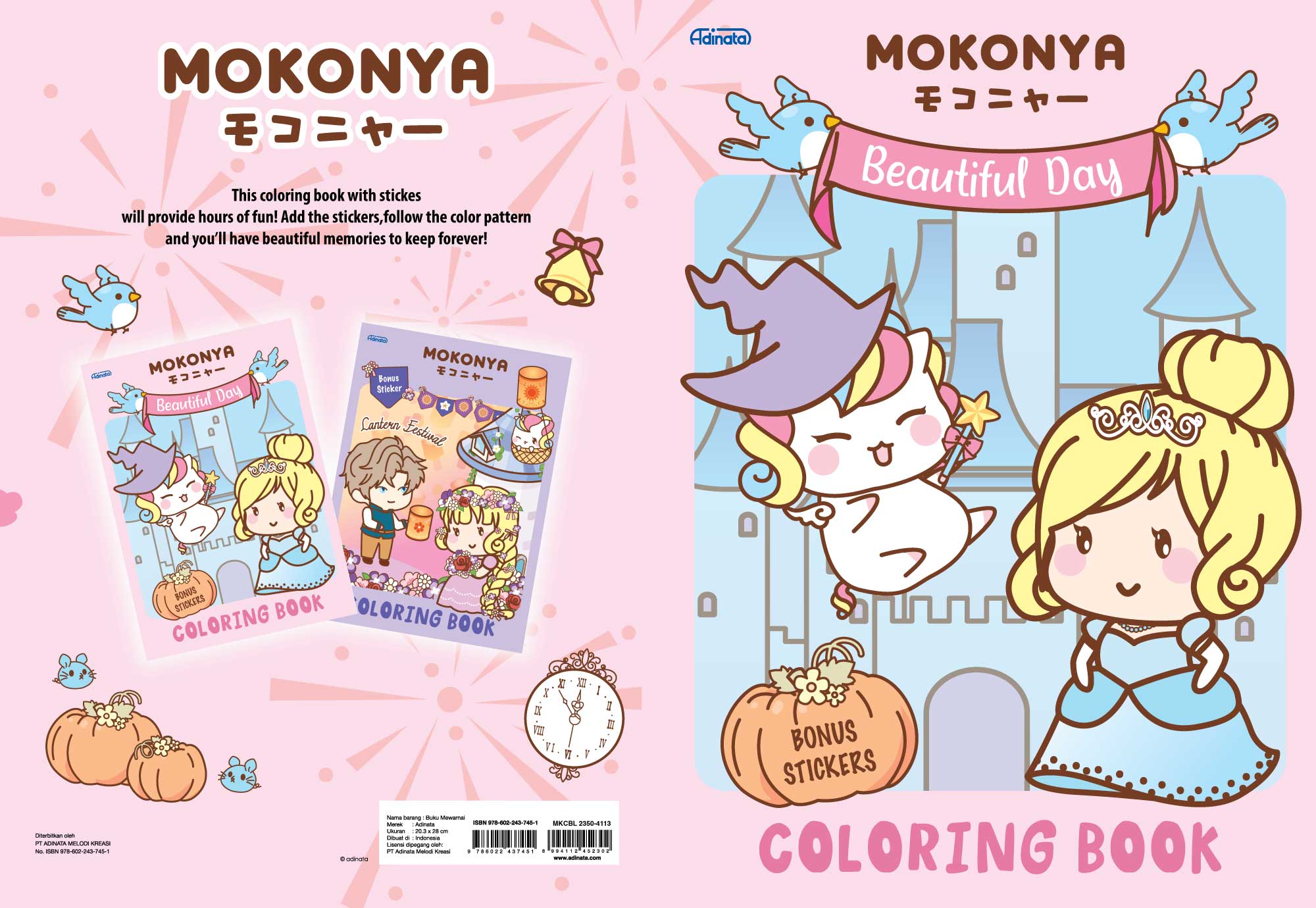 Mokonya Coloring book L 2350-4121