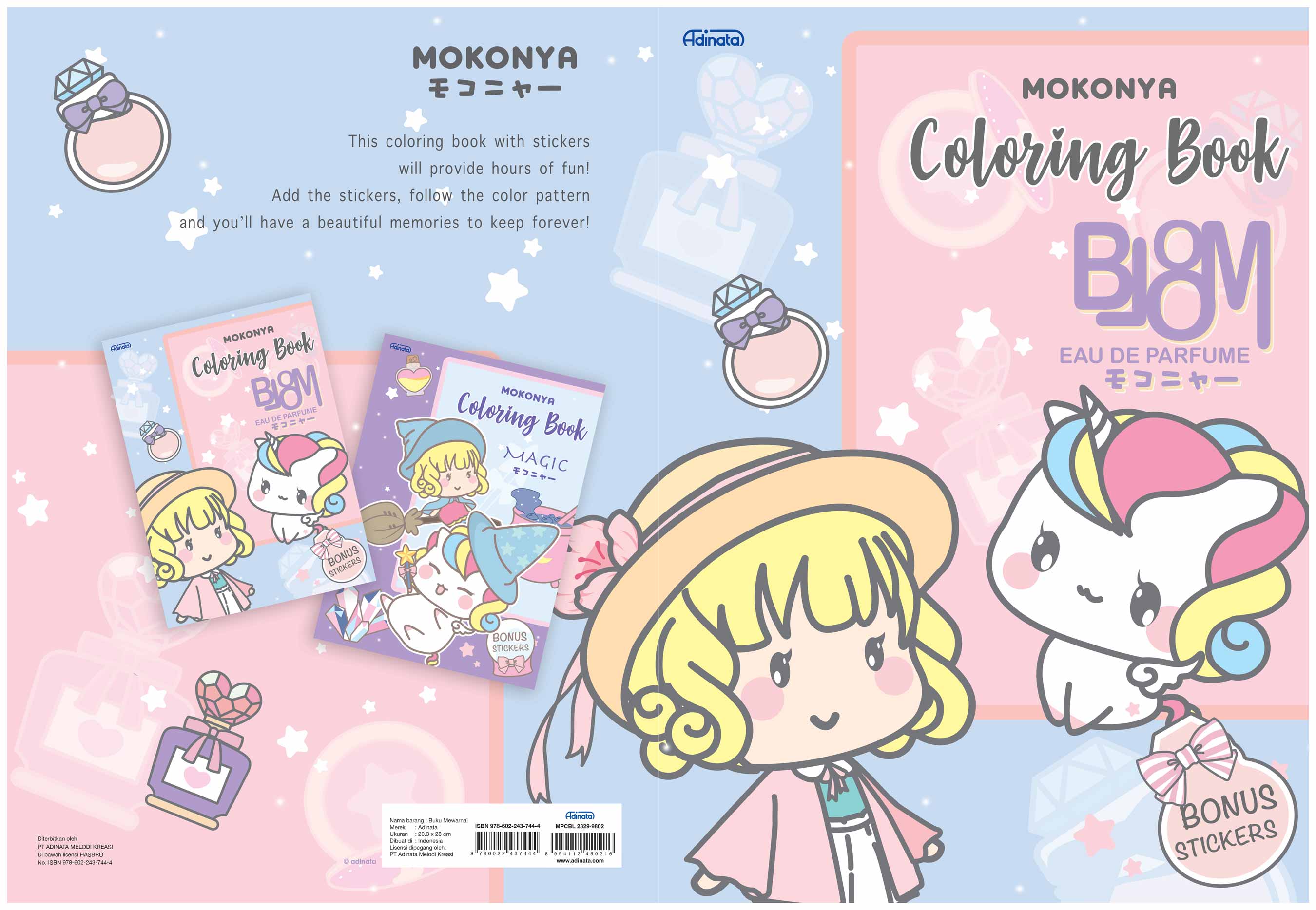 Mokonya Coloring Book L 2350-4101