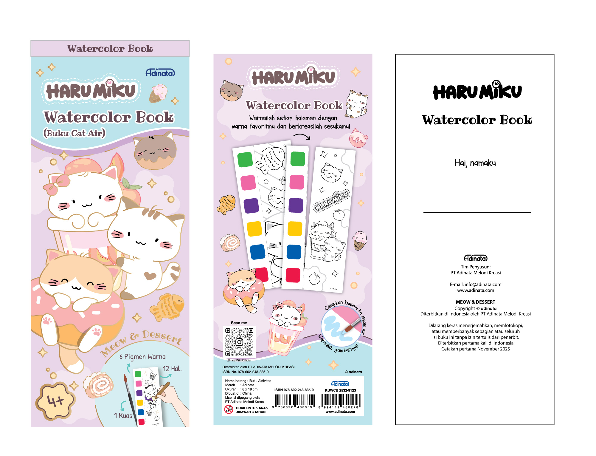 Harumiku Watercolor Book
