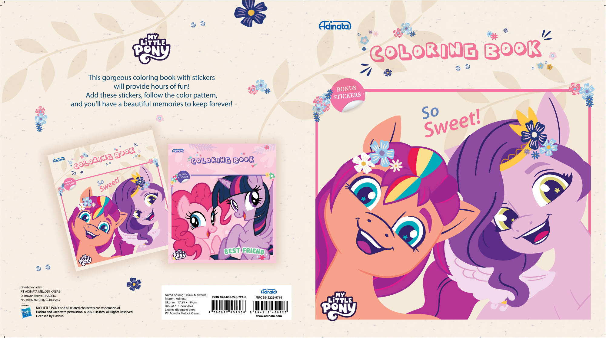 My Little Pony Coloring book S 2329-9712